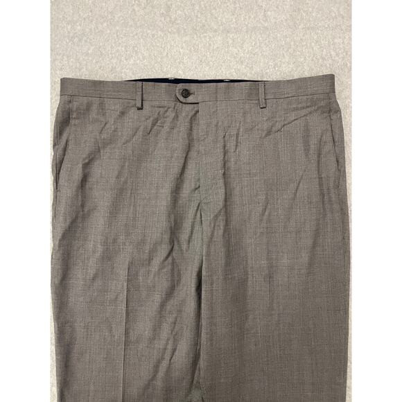 Peter Millar Pants Mens Size 40R Textured Virgin Wool Lined‎ Cassual Formal Gray - Picture 4 of 12